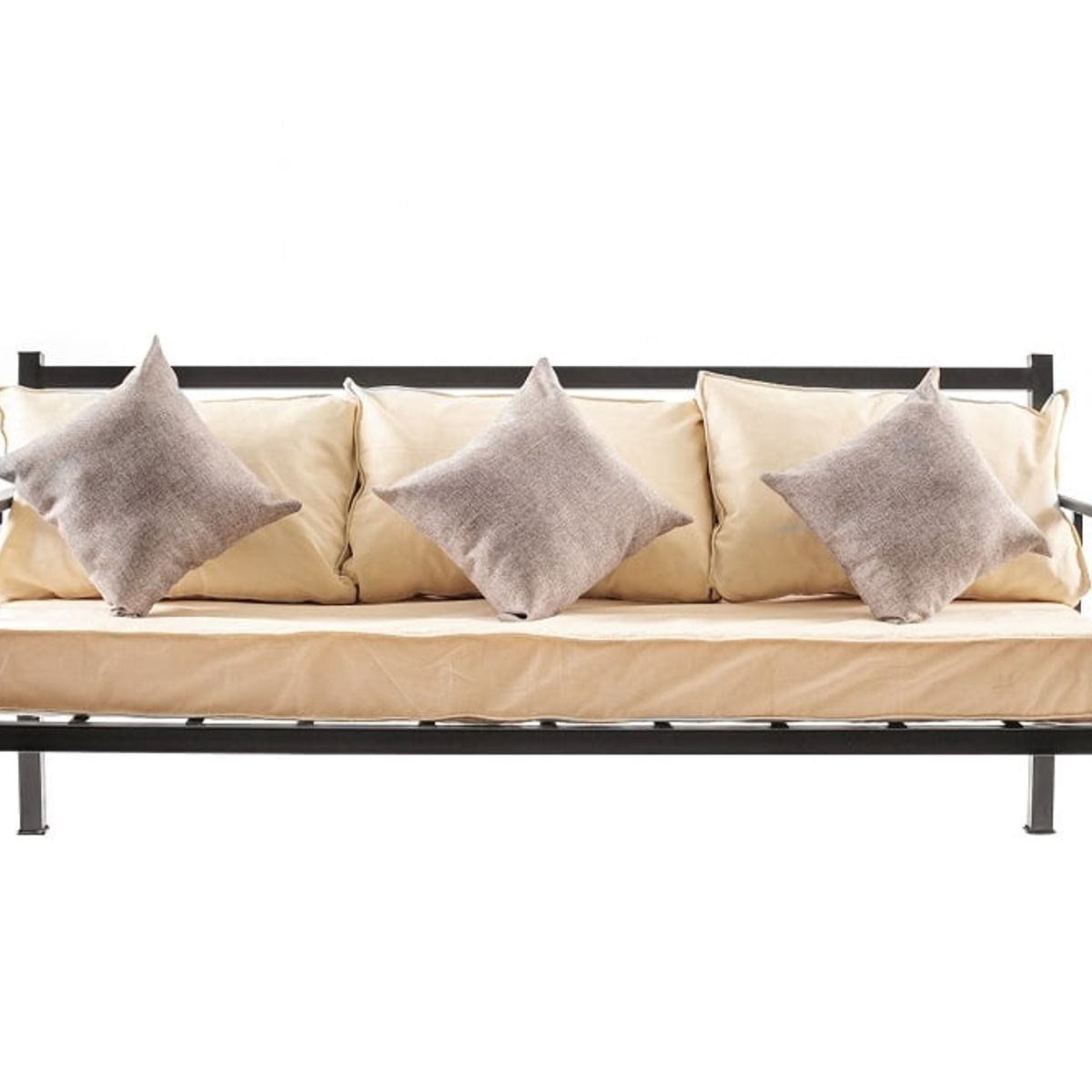 MUEBLES Y TERRAZAS - Living de terraza palillo de 3 cuerpos café Marrón