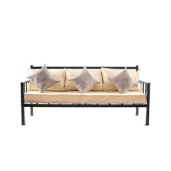 MUEBLES Y TERRAZAS - Living de terraza palillo de 3 cuerpos café Marrón