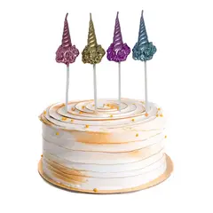 GENERICO - Vela De Cumpleaños Unicornio Vela Cumpleaños Niña Velas 545…