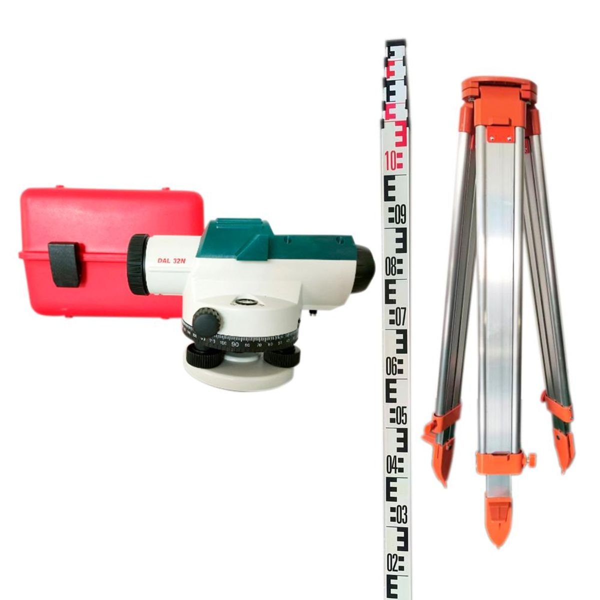 DETODOYMAS - Nivel Topografico 32x Nuevo Garantia C/tripode Y Mira DETODOYMAS