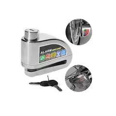 GENERICO - Candado Freno Disco Moto Bici Alarma Bloqueo Antirrobo Basic