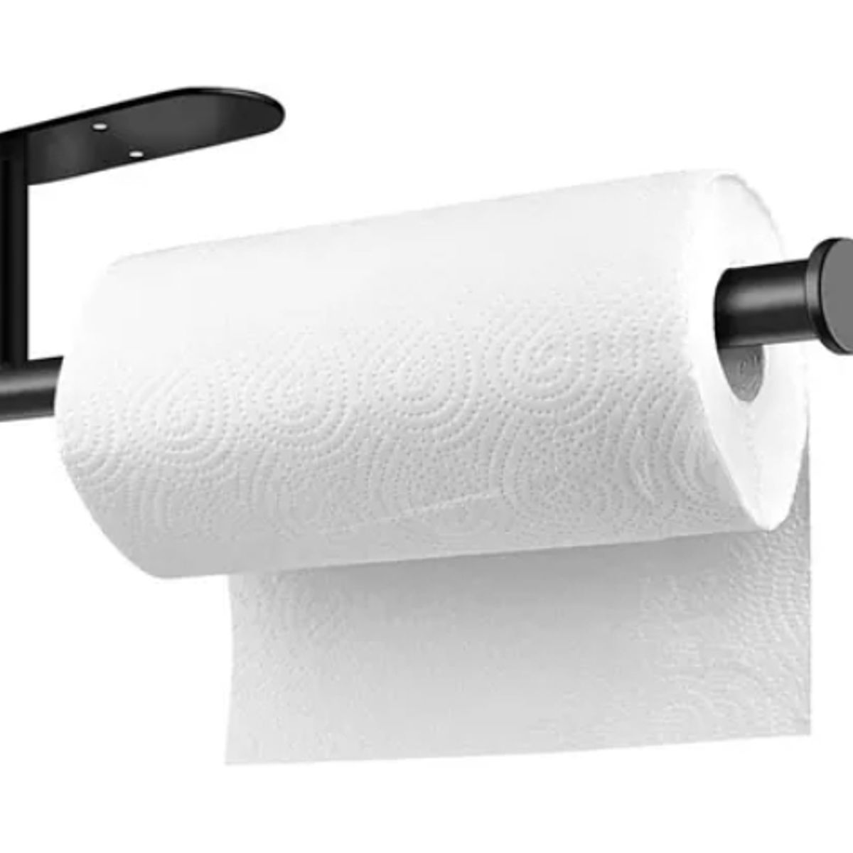 GENERICO - Porta Confort Papel Higiénico Acero Inoxidable Negro Mate