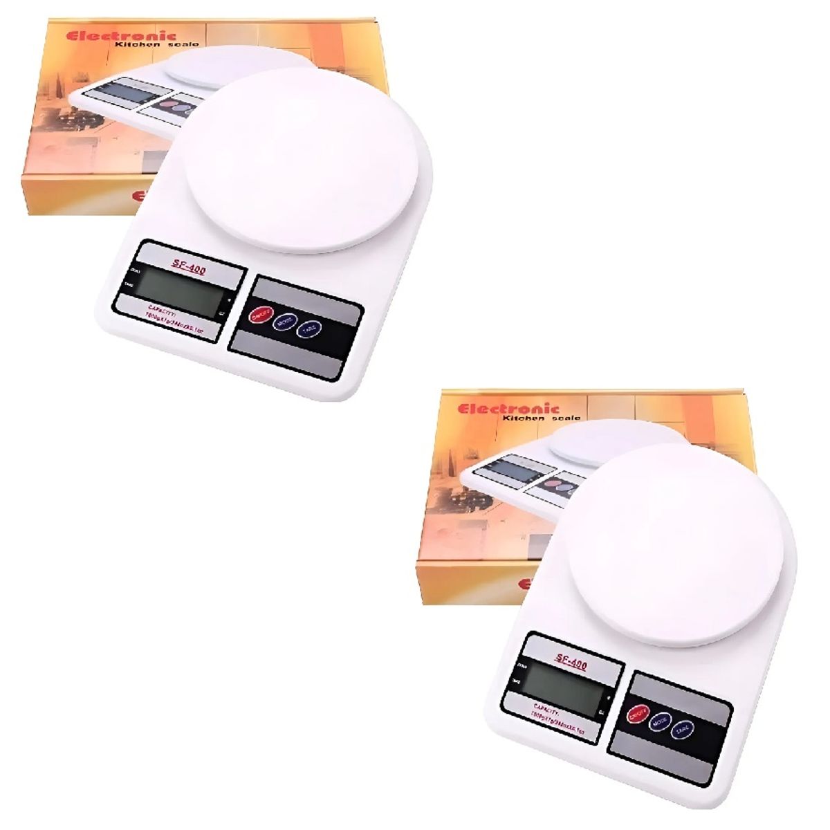 GENERICO - Pack X2 Pesa Digital Nutricional 1g a 10kg  Ideal para Dietas y Preparaciones Fitness