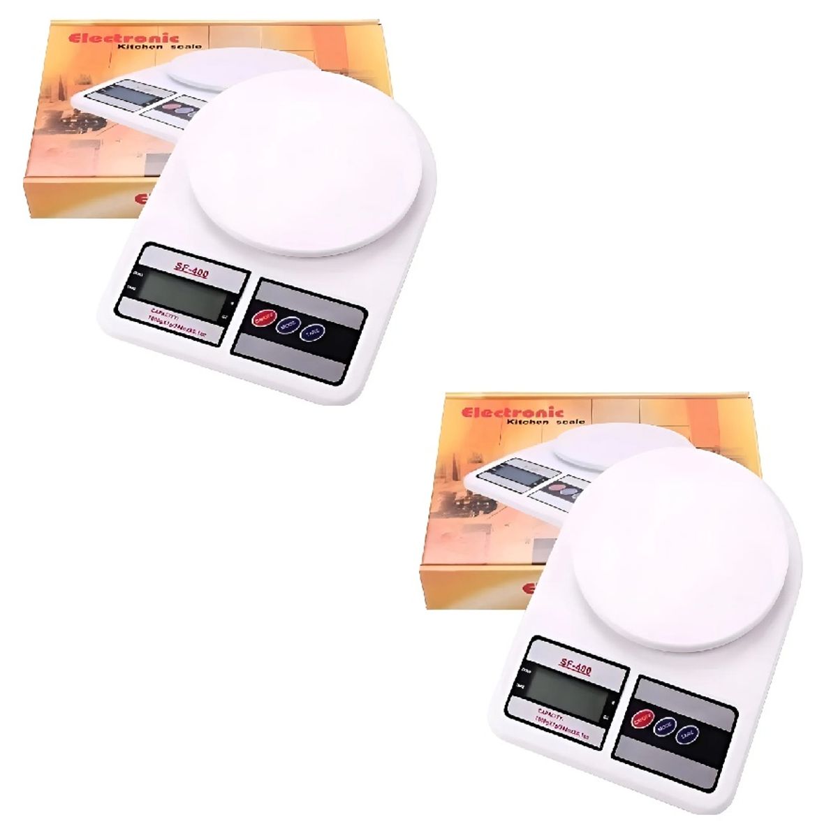 GENERICO - Pack X2 Pesa Digital Nutricional 1g a 10kg  Ideal para Dietas y Preparaciones Fitness