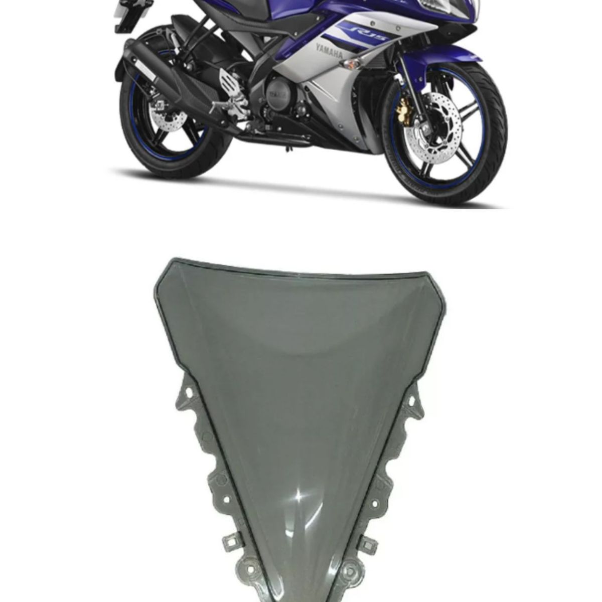 GENERICO - Tapas Superior Parabrisa para Yamaha R15 V2