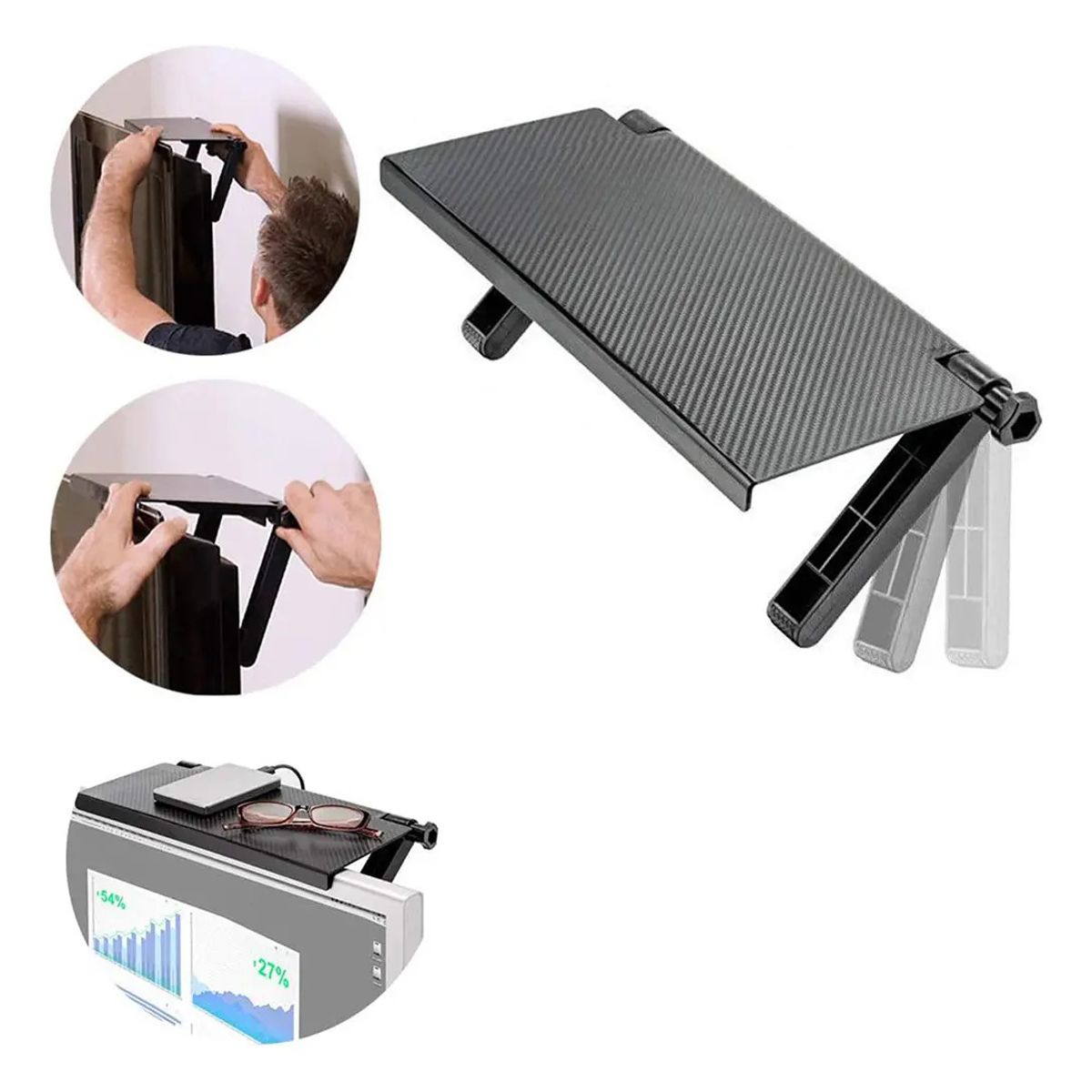 GENERICO - Pack X2 Soporte Para Smart Organizador Tv Base