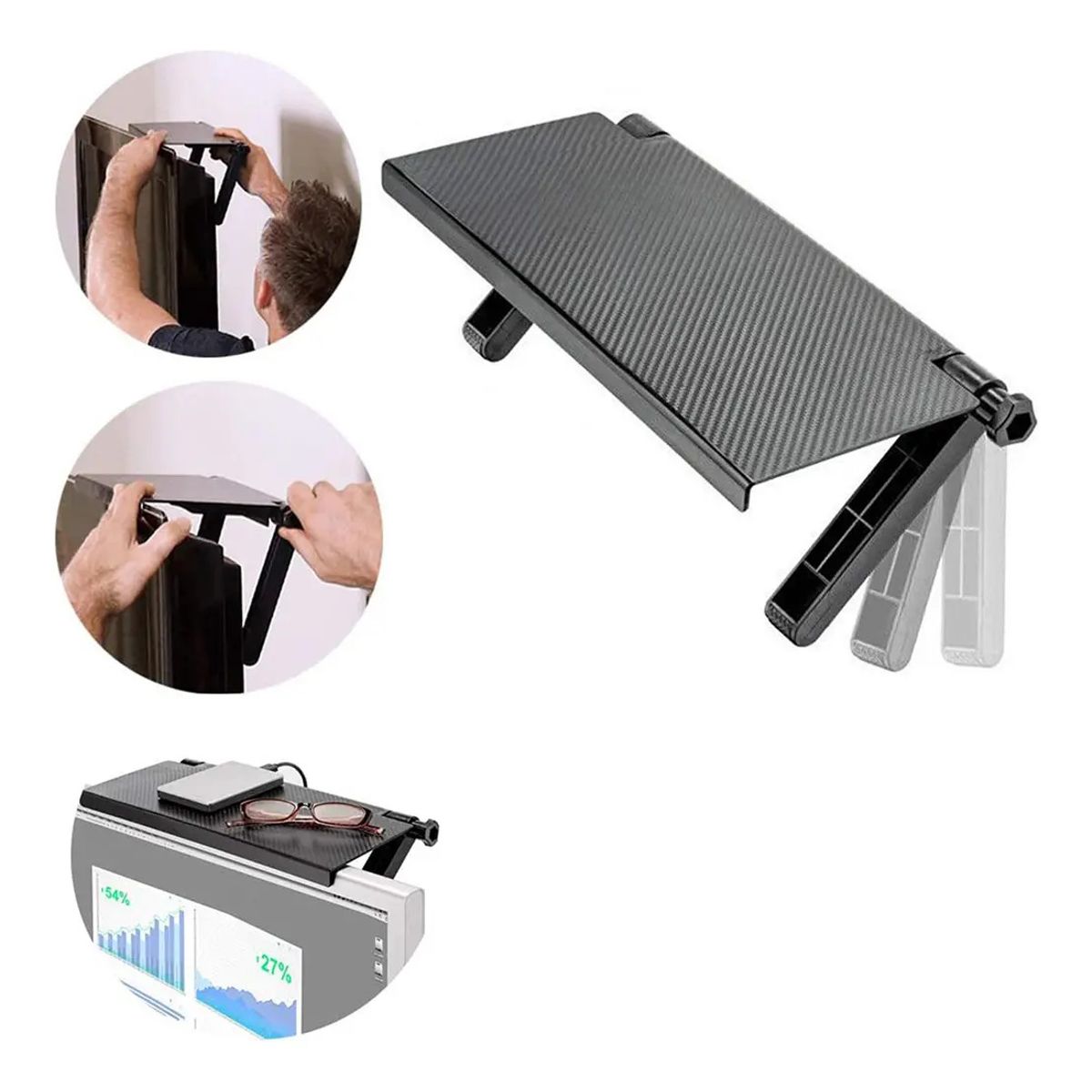 GENERICO - Pack X2 Soporte Para Smart Organizador Tv Base