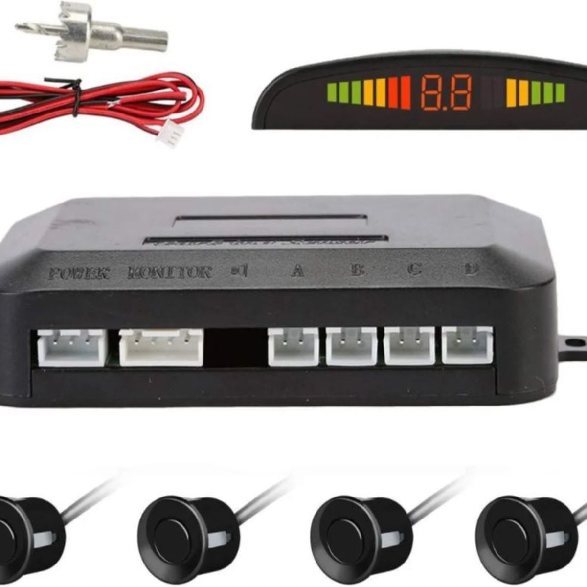 GENERICO - Sensor De Retroceso con alarma de sonido