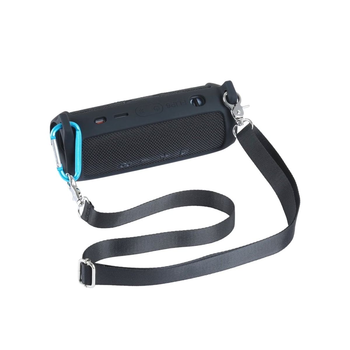 GENERICO - Funda Silicona Premiun para Parlante JBL Flip 6 Negro