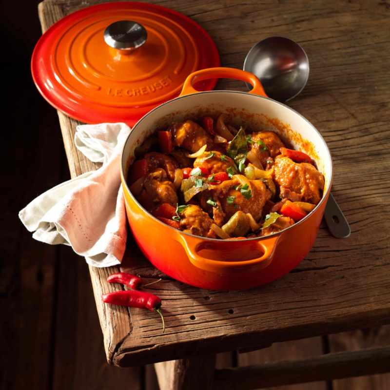 LE CREUSET - Cocotte Redonda 24cm Volcánico