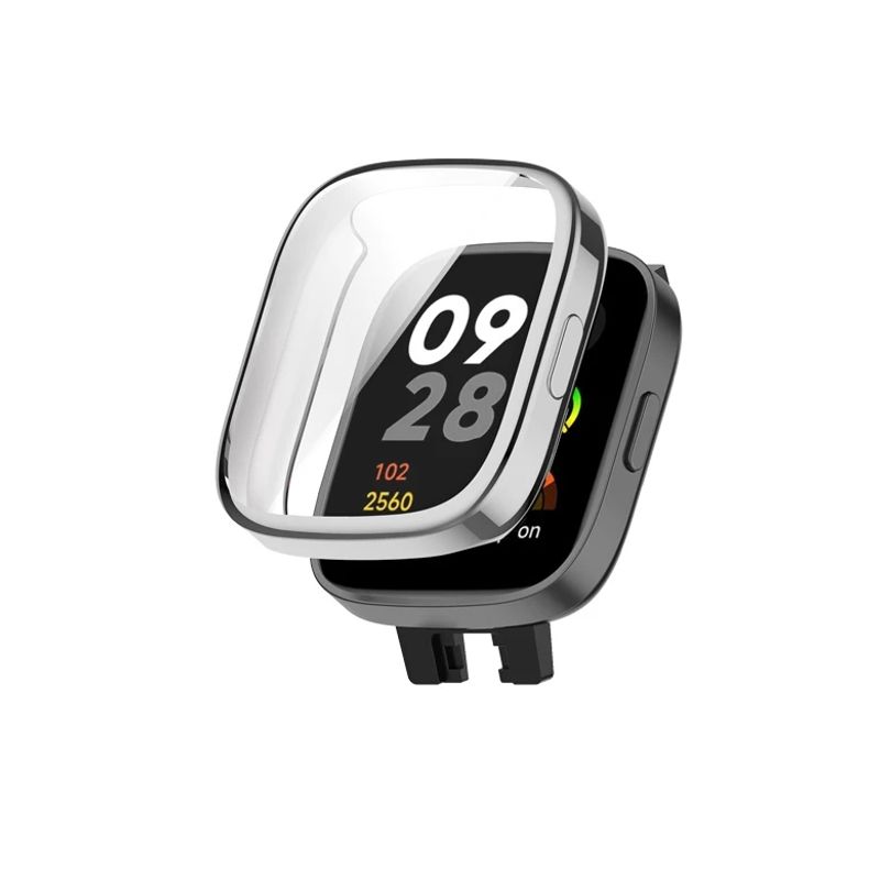 GENERICO - Protector Funda Para Xiaomi Redmi Watch 3 / Plateado