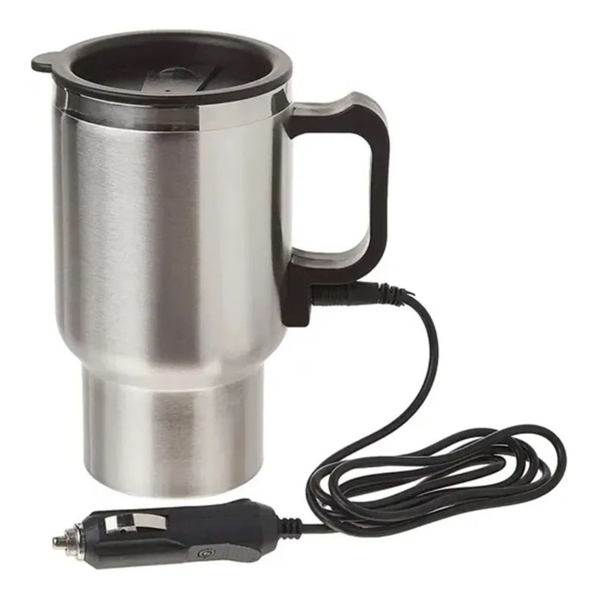 GENERICO - Vaso Auto Acero Tazon Mug 12v 480ml Térmico Auto