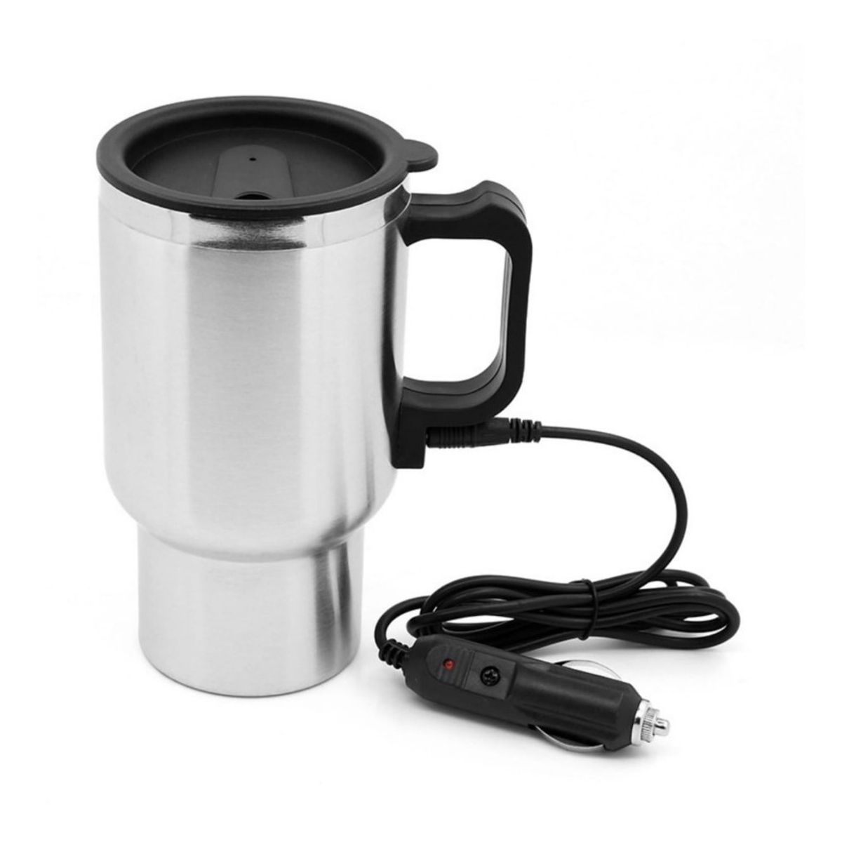 GENERICO - Vaso Auto Acero Tazon Mug 12v 480ml Térmico Auto