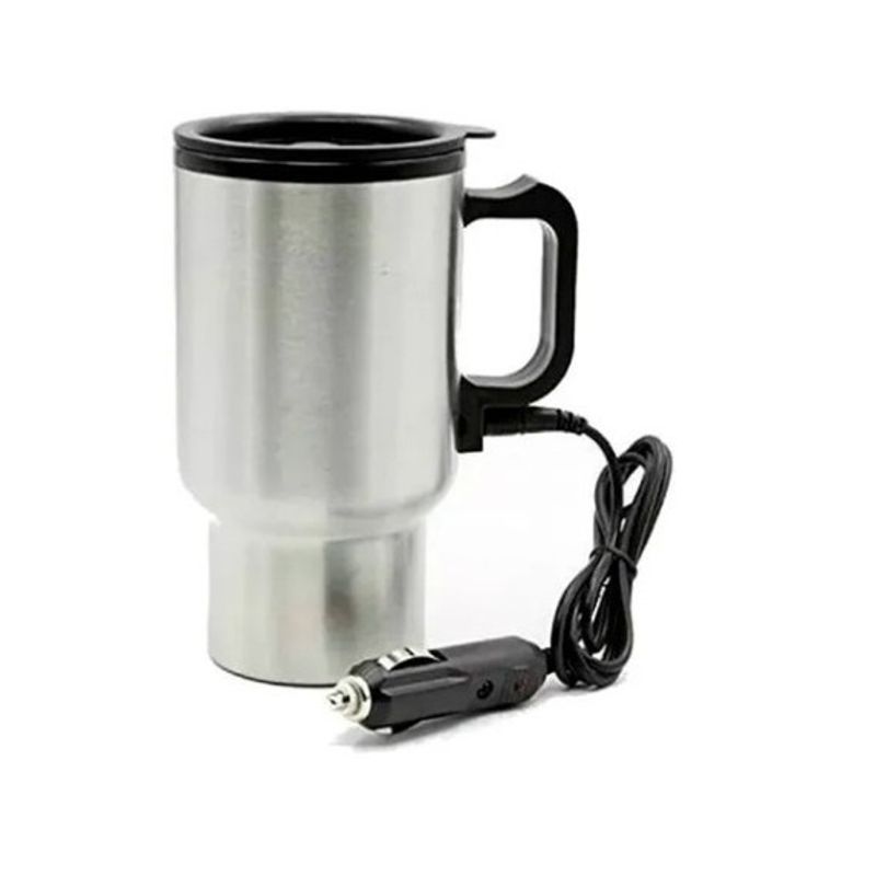 GENERICO - Vaso Auto Acero Tazon Mug 12v 480ml Térmico Auto
