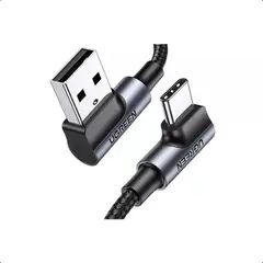 UGREEN - Cable Carga Rápida 60w Usb A - Usb C 90° 2 Metros