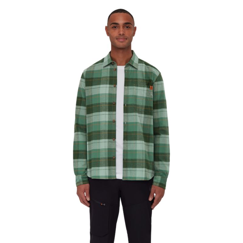MAMMUT - Camisa Trovat Longsleeve Verde MAMMUT