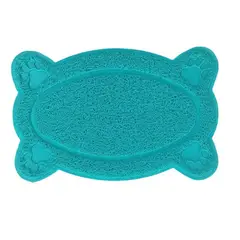 GENERICO - Pack 2 Fundas De Cojin Terciopelo Pompon 30x50 azul