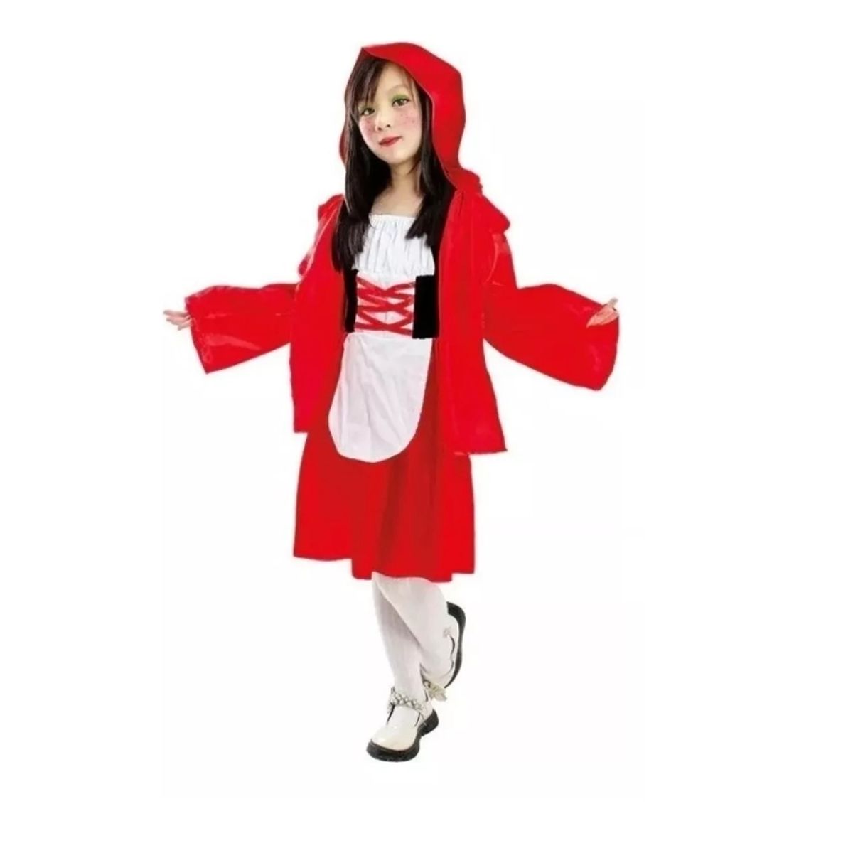 GENERICO - Disfraz De Caperucita roja talla 5-6 años