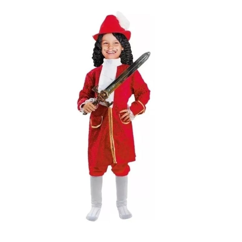 GENERICO - Disfraz De Capitán Garfio Talla 3-4 años
