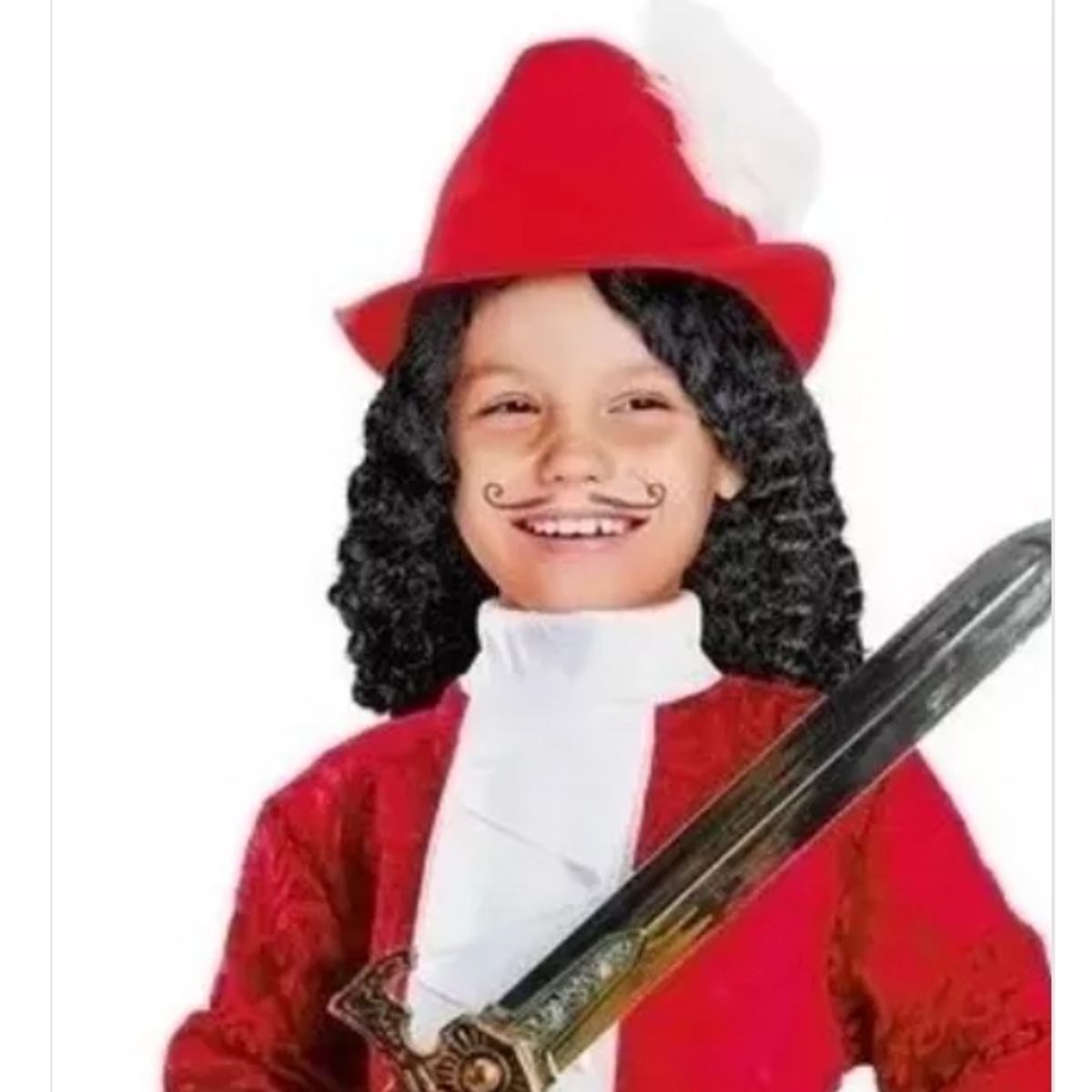 GENERICO - Disfraz De Capitán Garfio Talla 5-6 años