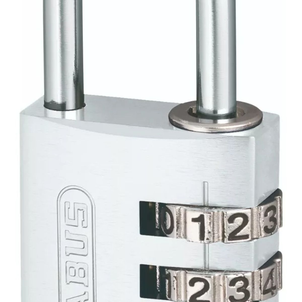 GENERICO - Candado Abus Clave Numerica Aluminio 14530 Reprogramable Gris
