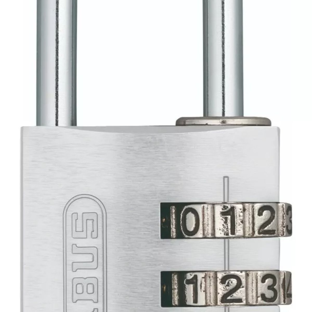 GENERICO - Candado Abus Clave Numerica Aluminio 14530 Reprogramable Gris