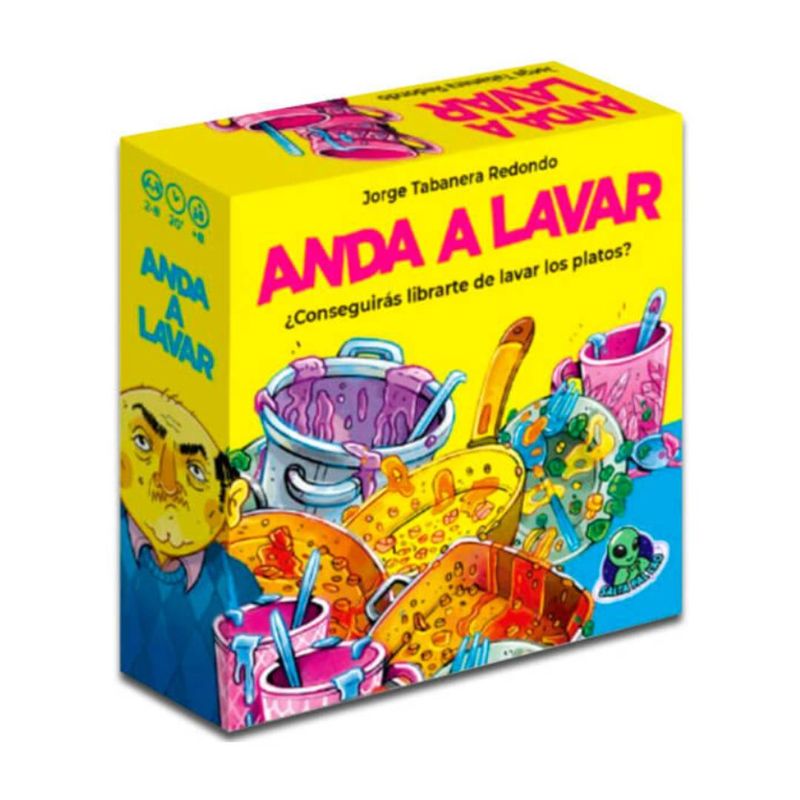 SALTA PAL LAO - Anda A Lavar - Juego de Mesa - Salta Pal Lao