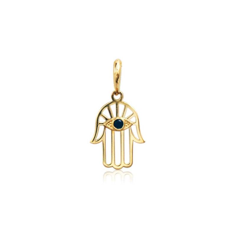 ELLA JOYAS - Colgante Mano de Fatima Oro 18k