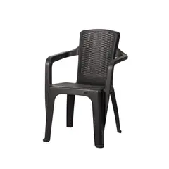 QRUBBER - Silla Plástica con Brazos Infinity tipo Rattán MQ QRubbber