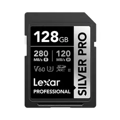 LEXAR - Tarjeta Professional SILVER PRO 128GB SDXC UHS-II Card