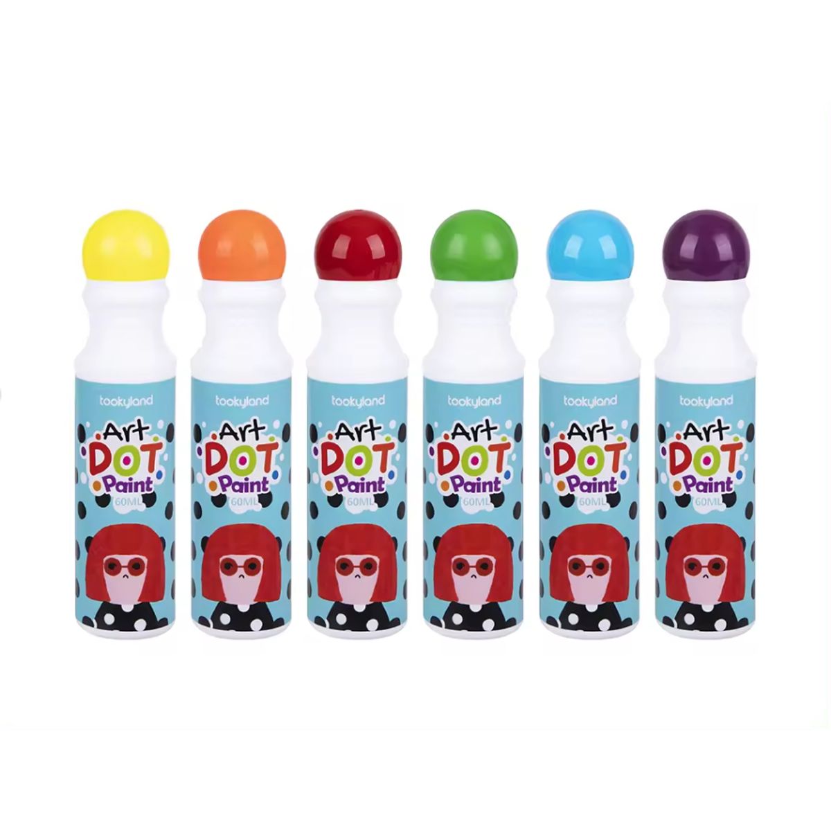 SPACEZAT - Set de 6 Marcadores Lavables para Colorear