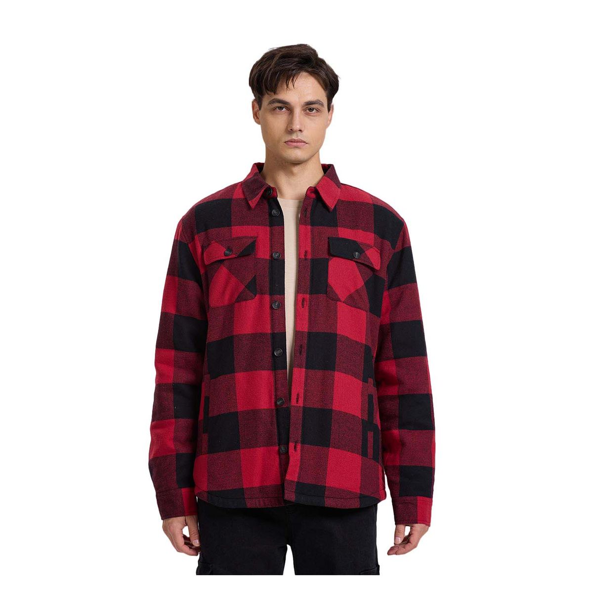 FASHION'S PARK - Chaqueta Hombre Rojo Fashion's Park