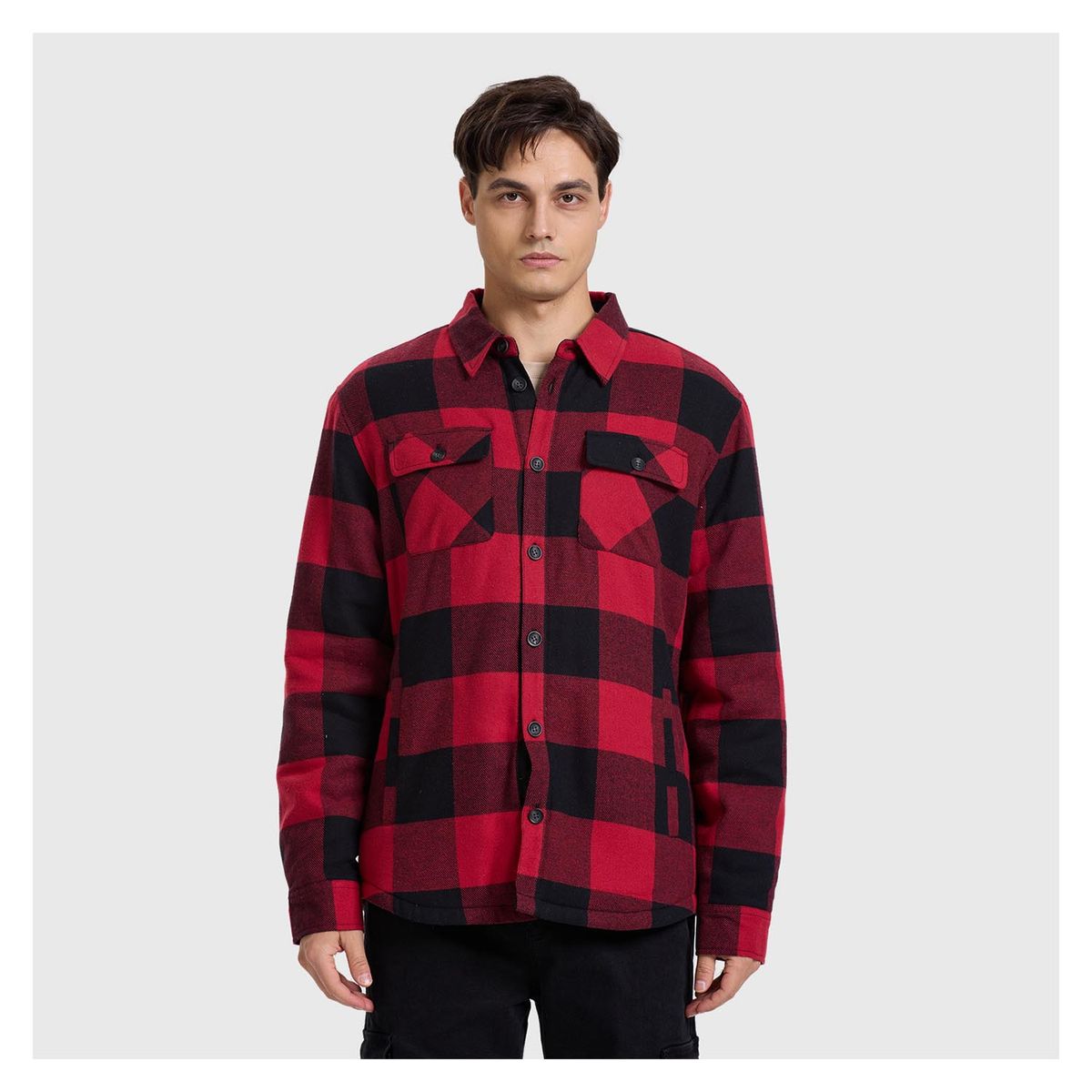 FASHION'S PARK - Chaqueta Hombre Rojo Fashion's Park