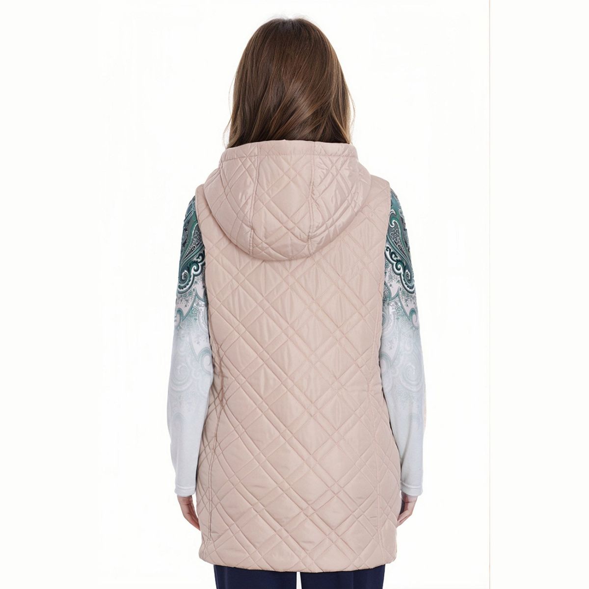 FASHION'S PARK - Parka Mujer Larga Con Bolsillo Beige Fashion's Park