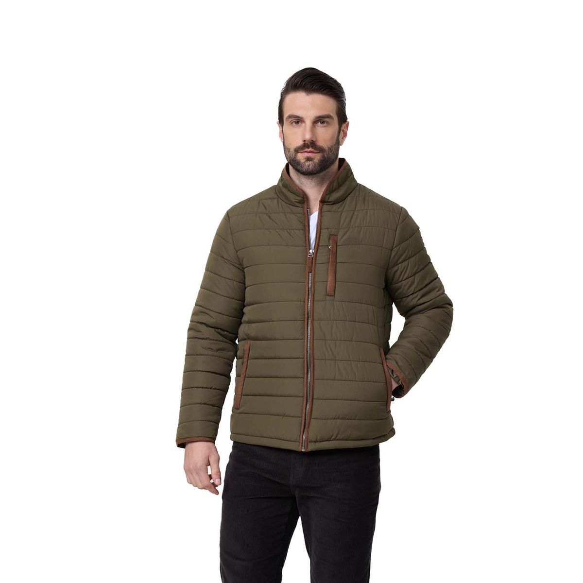 FASHION'S PARK - Parka Hombre Antelina Verde Olivo Fashion's Park