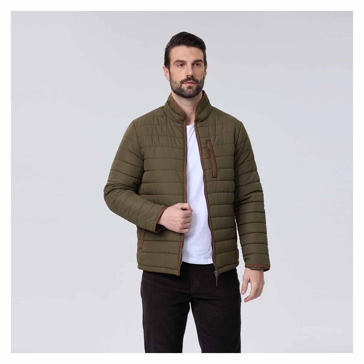 FASHION'S PARK - Parka Hombre Antelina Verde Olivo Fashion's Park