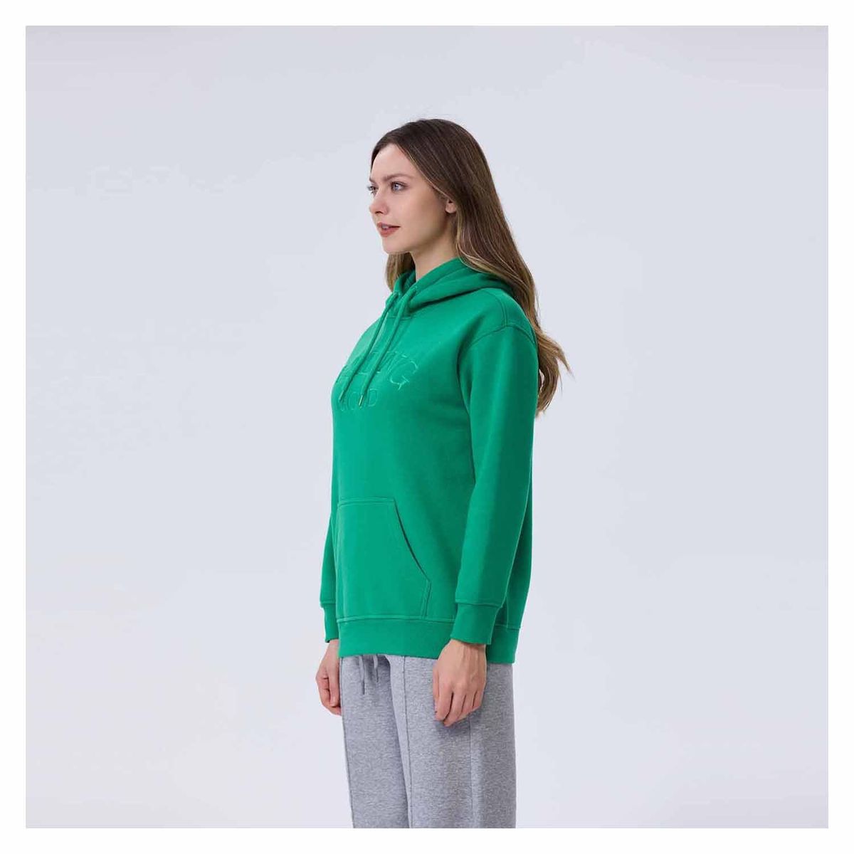 FASHION'S PARK - Polerón Mujer Estampado Verde Fashion's Park
