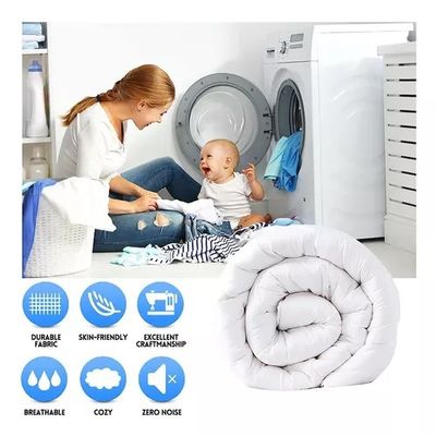 Imagen 2 del producto Edredón Nórdico KING Plumón Acolchado Hipoalergénico Blanco