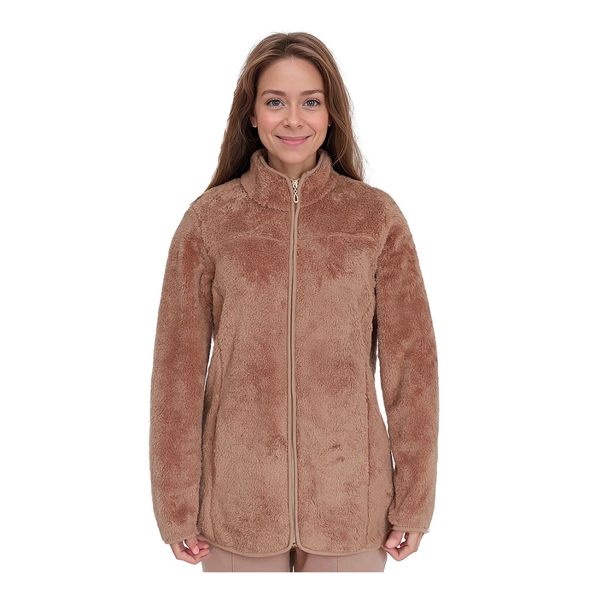 FASHION'S PARK - Polar Mujer Peludo Clásico Taupe Fashion's Park