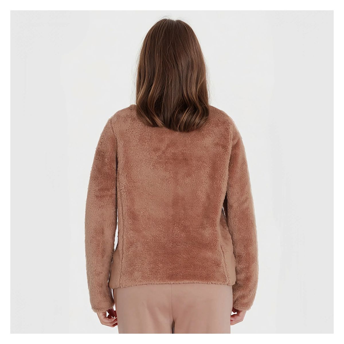 FASHION'S PARK - Polar Mujer Peludo Clásico Taupe Fashion's Park