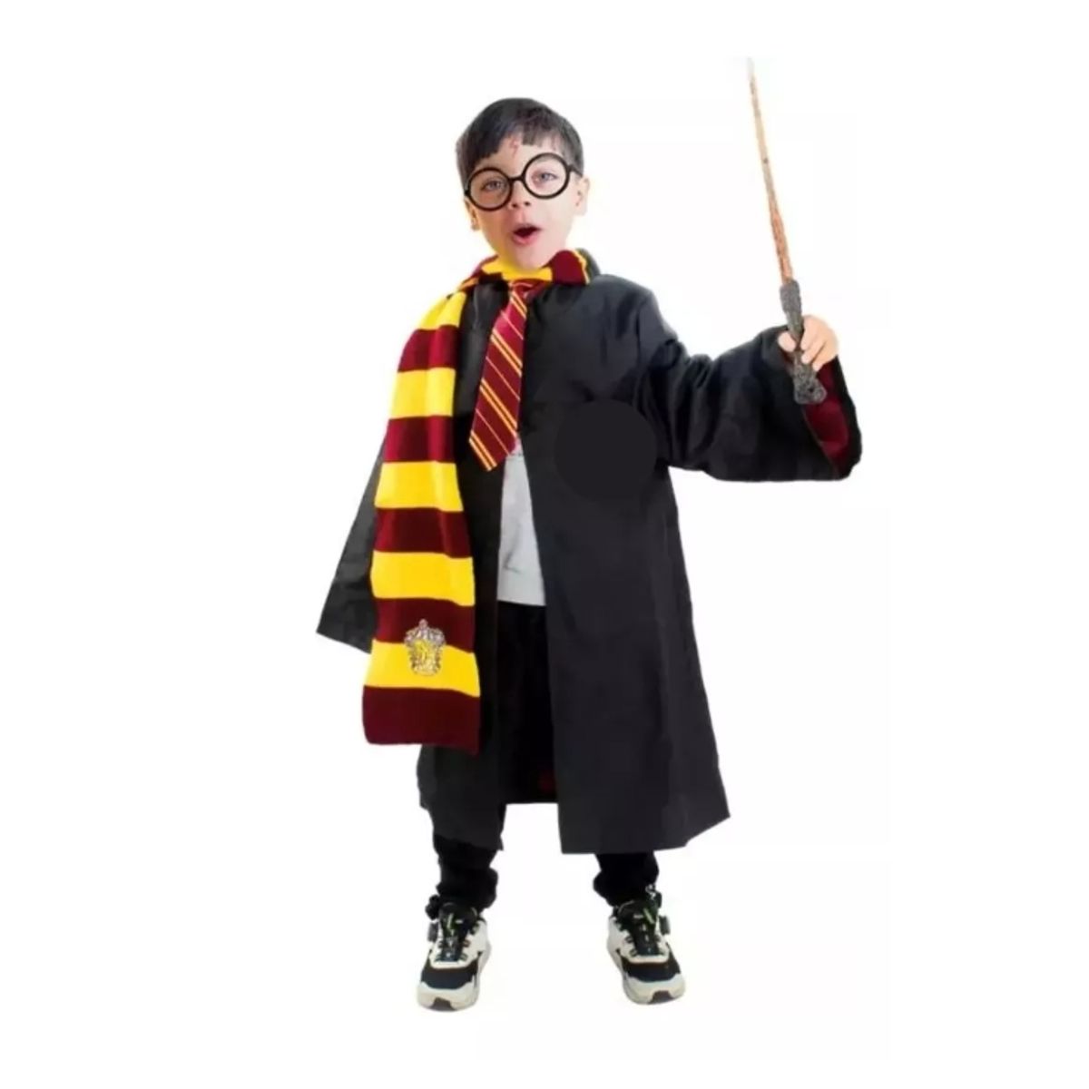 GENERICO - Disfraz De Harry Potter Tunica + Lentes + Varita