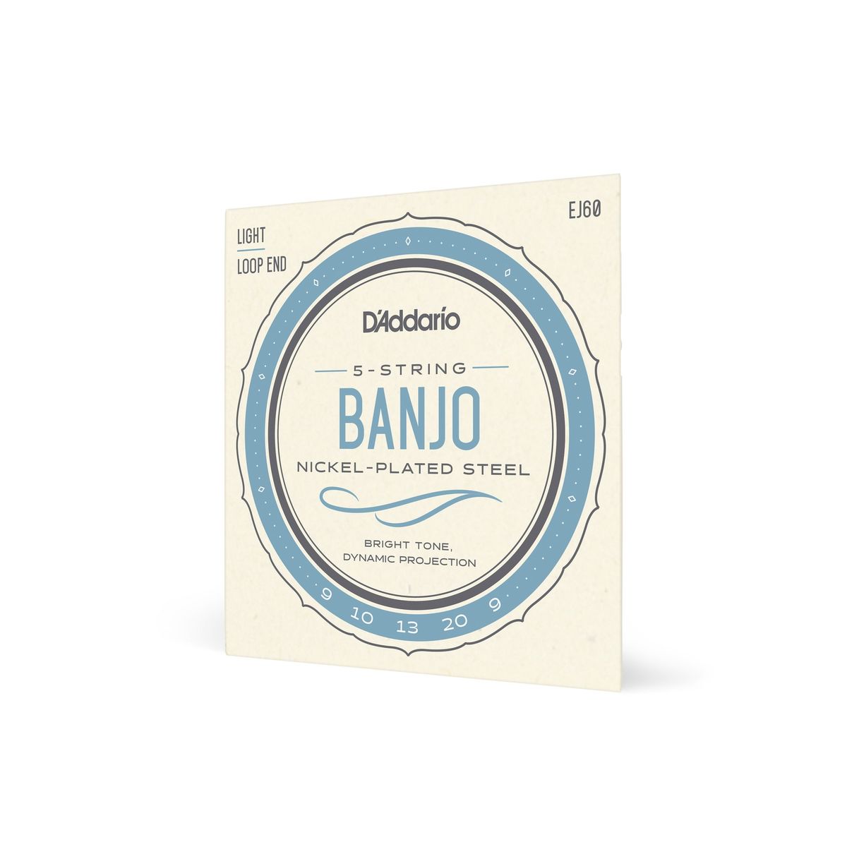 DADDARIO - Set de cuerdas Banjo Nickel Wnd 9-20 EJ60 Lite Daddario