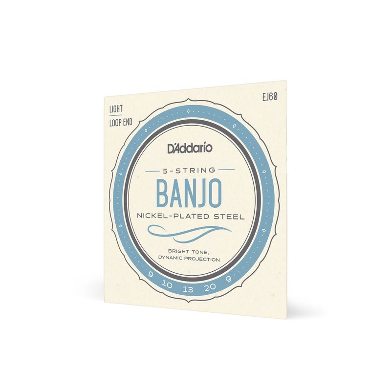 DADDARIO - Set de cuerdas Banjo Nickel Wnd 9-20 EJ60 Lite Daddario
