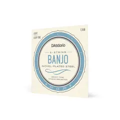 DADDARIO - Set de cuerdas Banjo Nickel Wnd 9-20 EJ60 Lite
