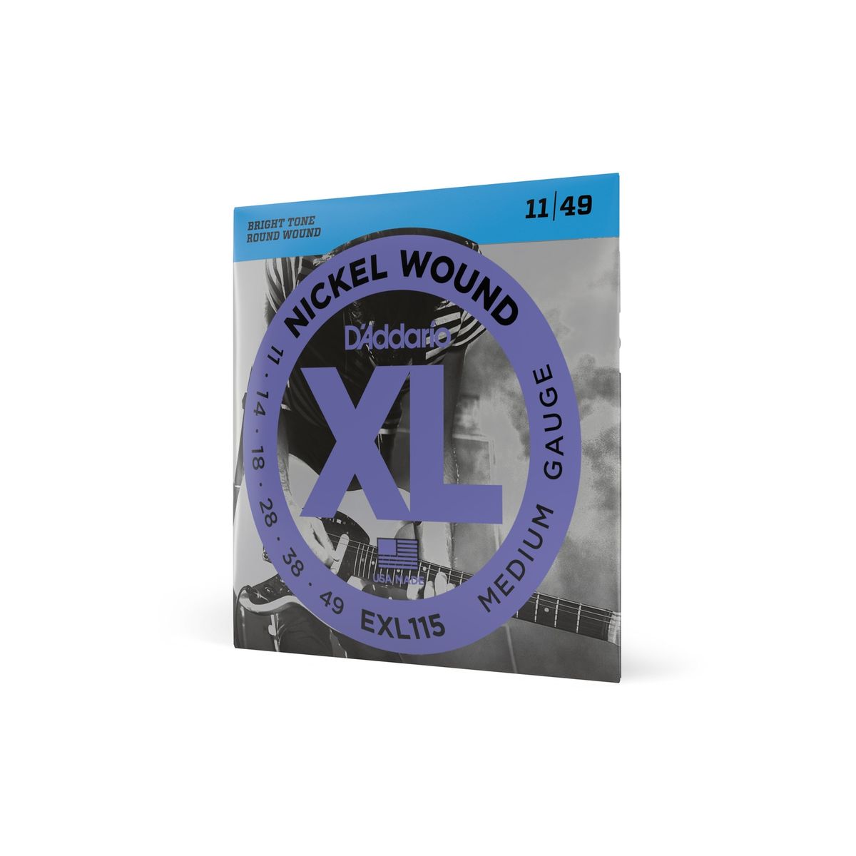 DADDARIO - Set Cuerdas Guitarra Eléctrica 11-49 EXL115 Daddario