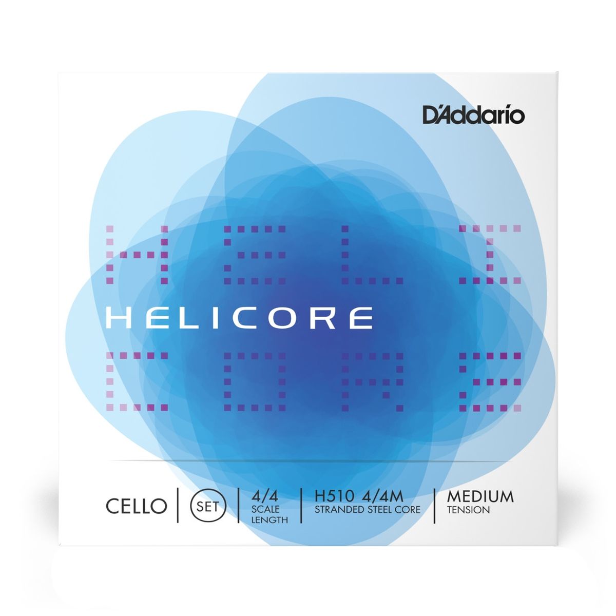 DADDARIO - Set de cuerdas Cello 4/4 Helicore Med H510 4/4M Daddario