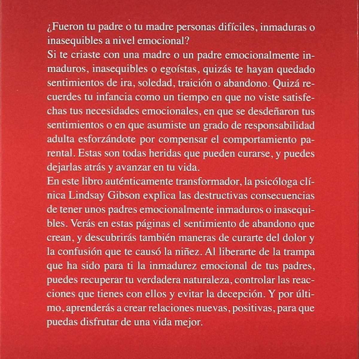 SIRIO EDITORIAL - Hijos Adultos de Padres emocionalmente Inmaduros