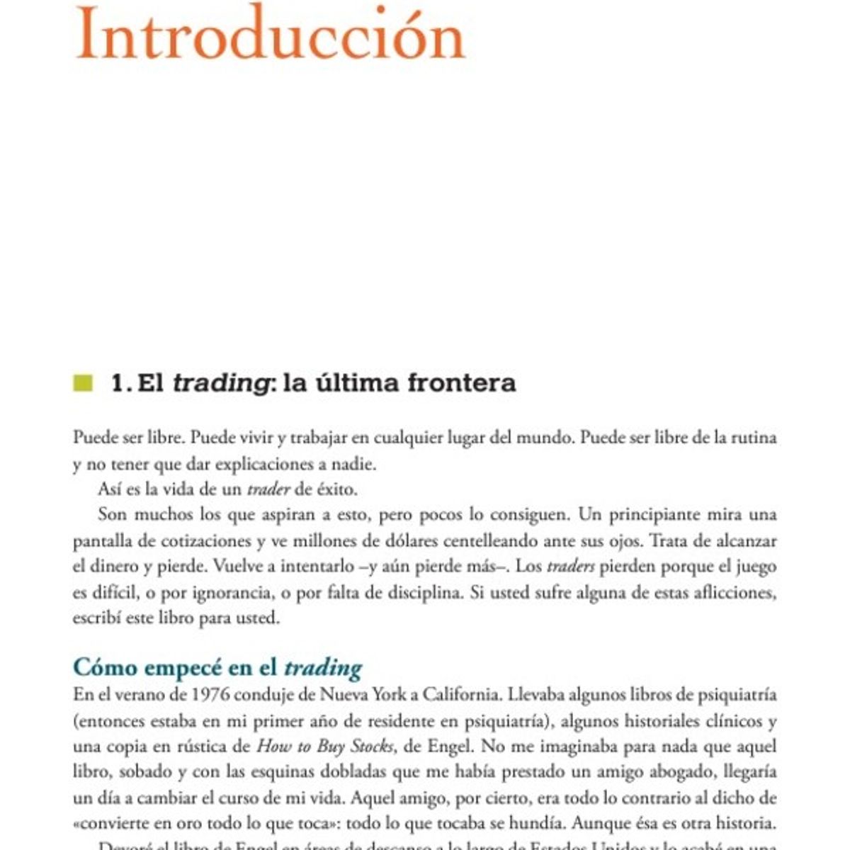 EDICIONES OBELISCO - El Nuevo Vivir Del Trading