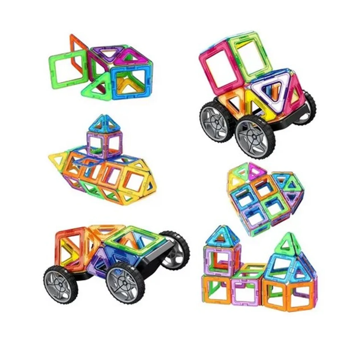 JUGUETON - Set Bloques Magnéticos 36 Piezas