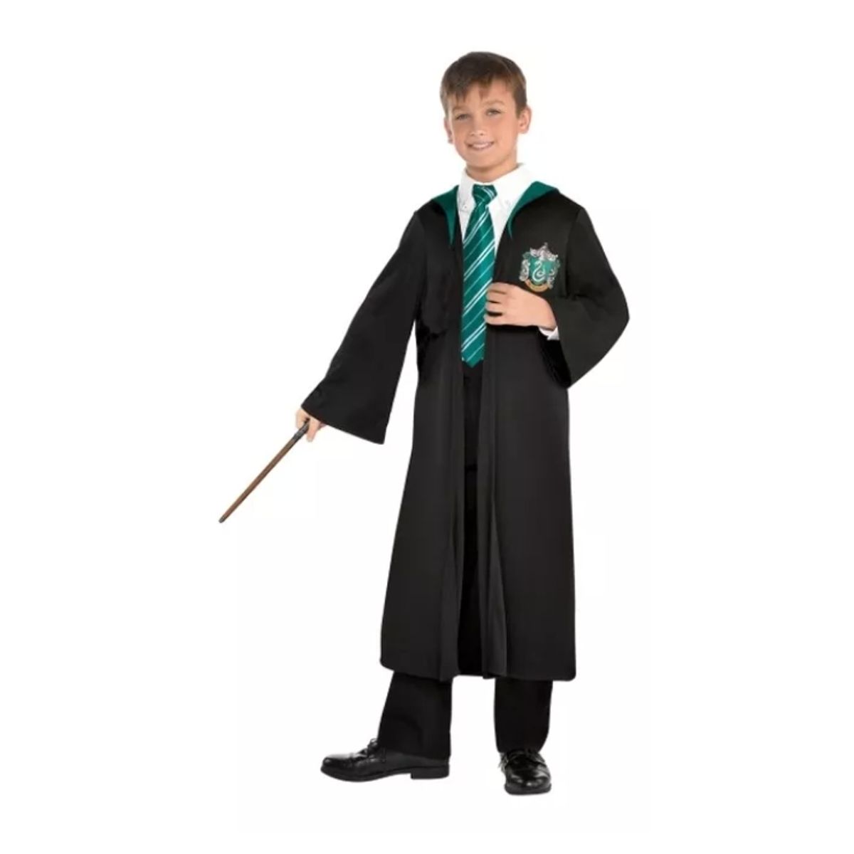 GENERICO - Disfraz De Harry Potter Tunica + Lentes + Varita talla 3-4 años